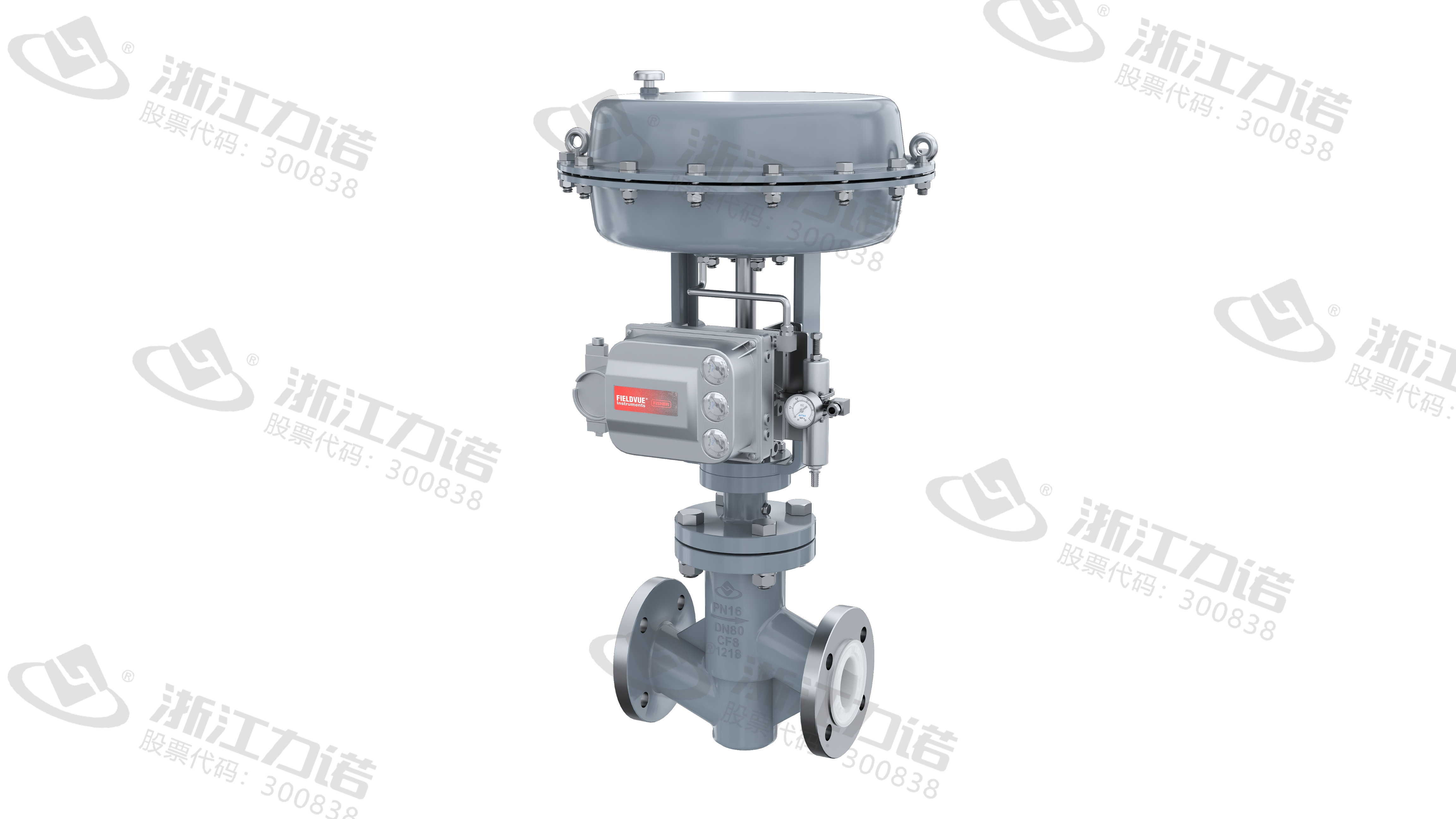 Fluorine-Lined Control Valve